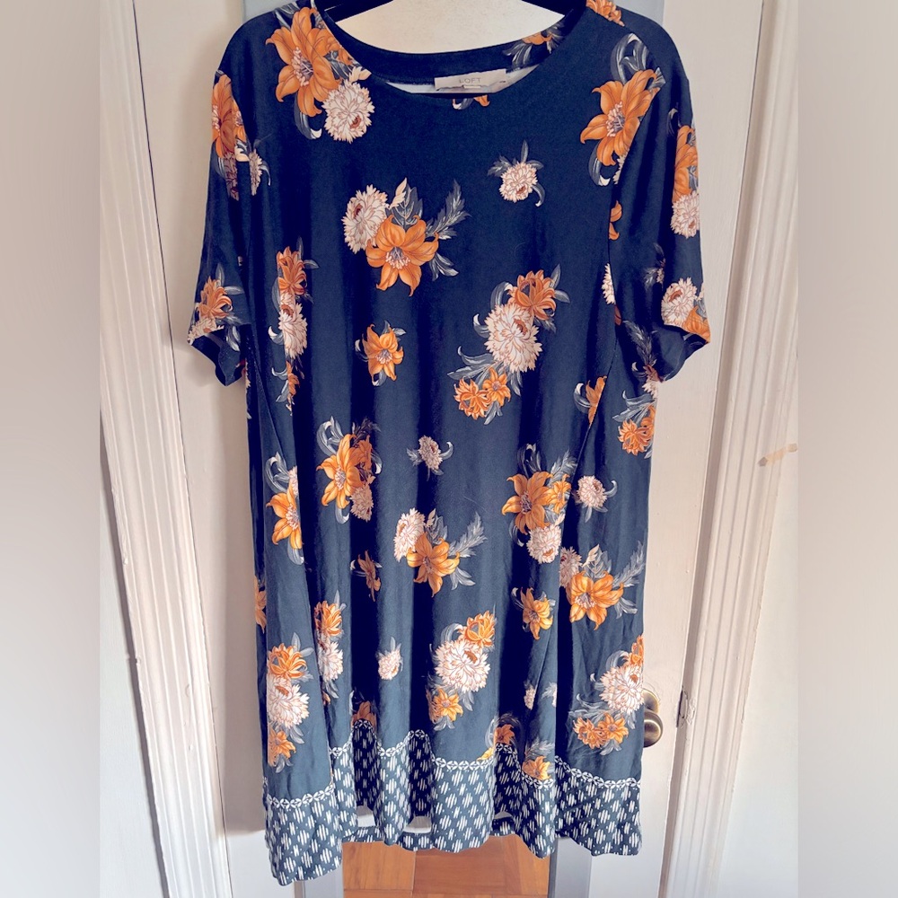 LOFT Shirt Dress XL